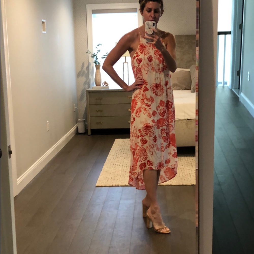 Wayf floral midi dress